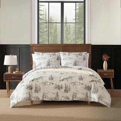 - Full/Queen Comforter Set, Reversible Bedding with Matching Sham(s), Super S... - Image 1 of 4