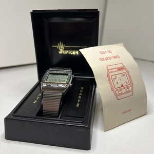 Nelsonic Space Attacker Video Game Watch Working With Box And Manual - Picture 1 of 16