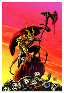 "CAZADOR DE TROFEOS" Frank CIROCCO estampado artístico (2018) monstruos - Imagen 1 de 1
