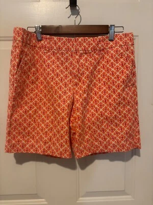 Tommy Hilfiger Mujer’s 8 Estampado Floral Algodón Pantalones Cortos Informales Ropa de Verano Playa Foto 1 de 4