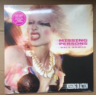 MISSING PERSONS - Dale Bozzio Missing In Action LP Hello Hello Walking in L.A. - Image 1 of 3