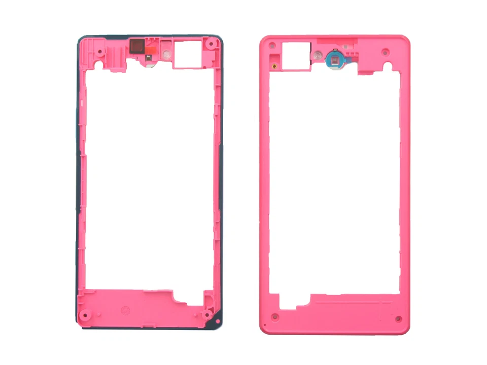 Capa/chassi médio rosa compacto genuíno Sony D5503 Xperia Z1 - 1278-5763 - Imagem 1 de 1