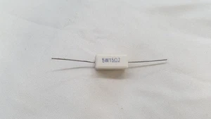 5 PIECES Ceramic Resistor 15 R 5W 15R Ohms 5 watts 5 W USA FREE SHIP - Picture 1 of 1