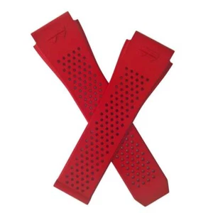 Red FKM rubber strap to fit TAG Heuer Connected E3 & E4 Smartwatch - Picture 1 of 4