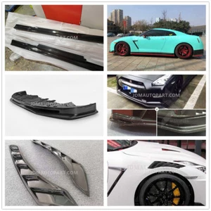Kit de ventilación de guardabarros con faldas labiales frontales de fibra de carbono para estilo GTR R35 NISM - Imagen 1 de 8