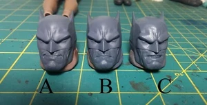 1/6 Scale Jim Lee HUSH Style Batman Head Sculpt UNPAINTED!!! 3 Versions superman - Picture 1 of 13