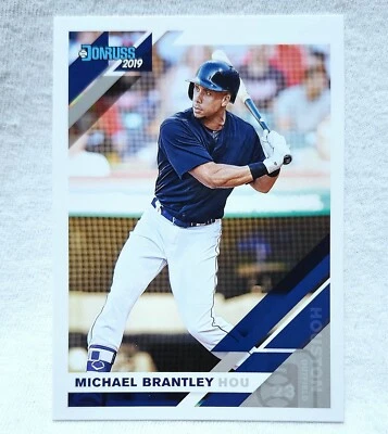 2019 Donruss Michael Brantley #63 Houston Astros  - Image 1 of 3
