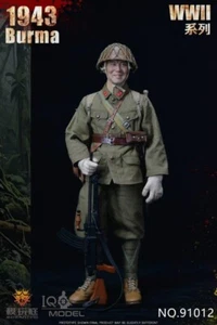Figura 91012 escala 1:6 IQO modelo Segunda Guerra Mundial japonés 1943 Birmania 12" - Imagen 1 de 19