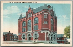 MARTINSBURG WV POST OFFICE ANTIQUE POSTCARD - Picture 1 of 2