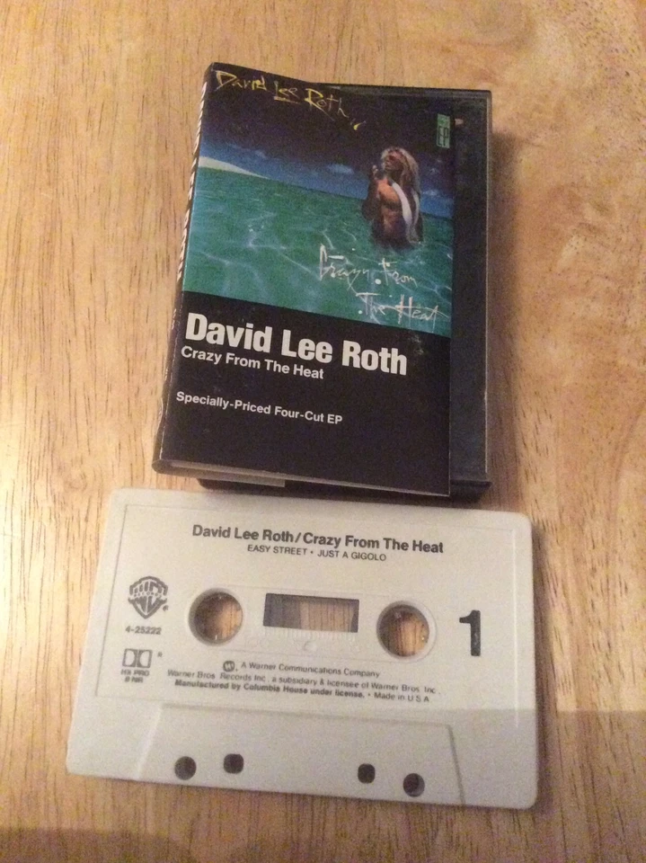 Crazy from the Heat [EP] by David Lee Roth (Cassette, Jun-1992, Warner Bros.) - Image 1 of 1