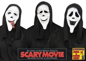Scary Movie Mask ~ Fun World Scream Comedy ~ Wassup Fancy Dress Halloween Mask - Picture 1 of 5