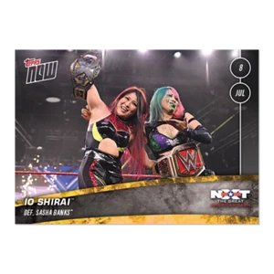 Topps Now WWE NXT 2020 #16 LO SHIRAI DERROTATS SASHA BANKS - GRAN FIESTA AMERICANA - Imagen 1 de 2