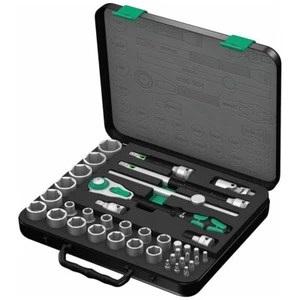 WERA 05003647001 Zyklop SAE Speed Ratchet Set - 1/2" Drive (38-Piece Set) - Picture 1 of 5