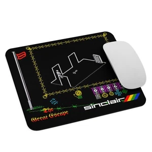 ZX Spectrum The Great Escape - Mouse Pad NEW 9.5" x 7.75" Non Slip - Picture 1 of 4