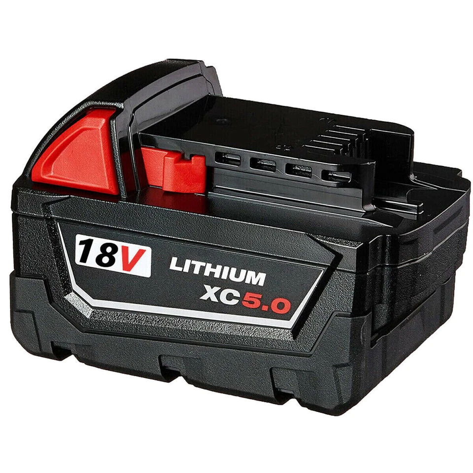 Milwaukee M18 REDLITHIUM-ION 18V 5.0Ah Battery - ‎M18B5