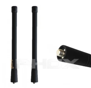 2X Antena 6" VHF136-174MHz do Motorola CP200,EP450,GP300,PRO5150,HT750 M201 - Zdjęcie 1 z 2