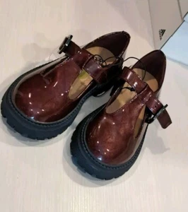 Daisy Fuentes Mary Janes Loafer Girls  Shoes Size 1 - Picture 1 of 4