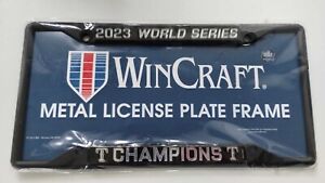WINCRAFT Texas Rangers MLB Baseball Metal License Plate Frame NEW