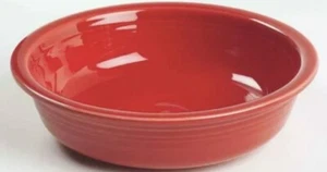 Lot Of 2 Homer Laughlin China Co Scarlet Red FIESTA Cereal / Soup Bowl 7” - Picture 1 of 2