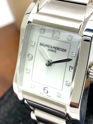 Baume & Mercier Women's Watch Hampton Diamond Swiss Quartz Mother of Pearl Dial - Image 1 of 4