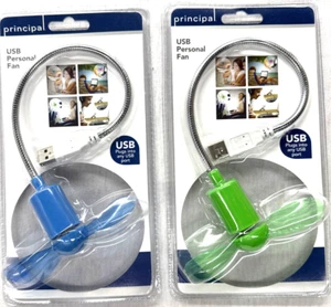 New Principa USB Personal Fan For Laptops/PCs/Portable DVD/TV/Media Play-Choice - Picture 1 of 4