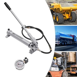 Bomba manual hidráulica manual bomba manual hidráulica manual con medidor de presión US STOCK - Imagen 1 de 14