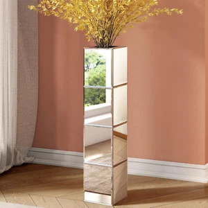 Tall Floor Vase, 28 Inch Floor Vases Home Decor Large Tall Silver Floor Vase for - Picture 1 of 6