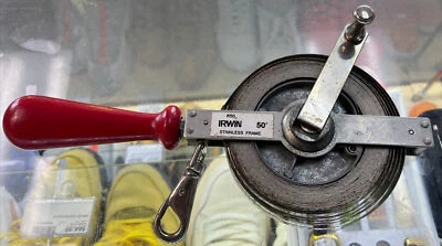Vintage Irwin 50'  K50 Crank Style Tape Measure - Image 1 of 4