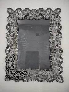 Photo Picture Frame Pewter Tone Filigree 6x4 - Picture 1 of 5