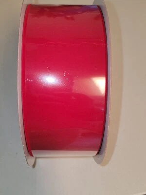 Velvet Ribbon Scarlet Red 2 1/2” Wide x 90ft New Christmas Valentines - Image 1 of 4