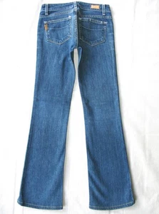 Pantalones de mezclilla Paige Hollywood Hills Bootcut para mujer talla 24 azul desgastado + desgastado L28,75 - Imagen 1 de 11