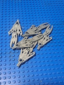 5x Lego Part 44808 Bionicle Rahaga Norik Rahkshi Turahk Gray 4877 8592- LOT