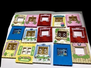 15 Stickered or Printed LEGO Panel Window Part 15627 Windows 1 x 6 x 6 Lot - Picture 1 of 2