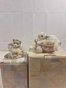 Lotto 2 Gattini Calico di Enesco Abbazia Stampa Esclusiva Pasqua, Speciale Nonna - Foto 1 di 11
