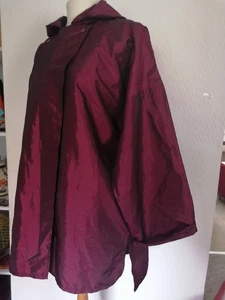 TOTES Raincoat  One Size Burgandy VGC - Picture 1 of 5