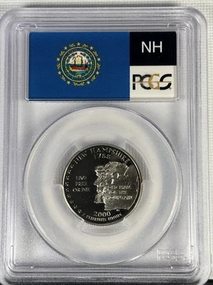 2000-S NH State Quarter 25C PCGS PR69DCAM Proof Coin - Image 1 of 4