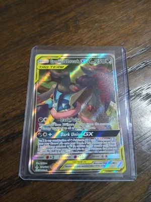 Greninja & Zoroark GX 201/214 (Alternate Full Art) SM Unbroken Bonds Holo NM - Image 1 of 4