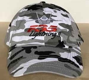 F35 Lightning II Aviator Gear Lockheed Martin Mütze Cap Camo Print Strapback Neu - Bild 1 von 6