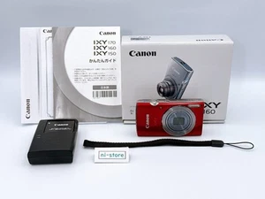 Canon IXY 160 PowerShot ELPH 165 IS 20MP Digitalkamera rot in Box JP - neuwertig - Bild 1 von 14
