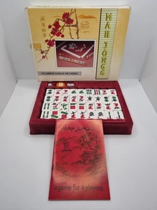 Vintage Mah Jongg Chinese Game Of Four Winds 144 Tiles Game Gibson Games Rare - Imagen 1 de 13