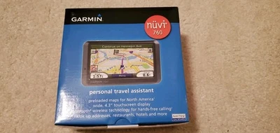 Garmin Nuvi Model 760 GPS Car Navigation System - Image 1 of 4