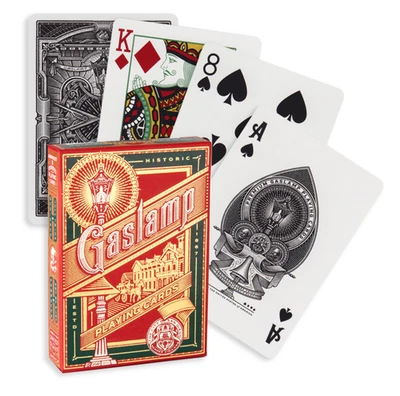 Gaslamp Mazo de Cartas Trucos de Magia Poker Estados Unidos California Arte de Jugar AOP009 Foto 1 de 4