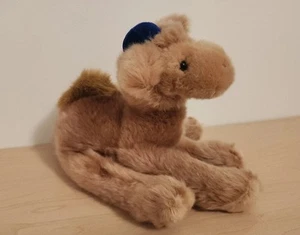 Camel with Yarmulke 7" Russ Menachem Plush Stuffed Super Soft Judaica Treasures - Picture 1 of 5