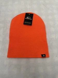 NWT Mossy Oak Insulated Beanie Hat Hunter Cold Weather. Hunt Fish. Blaze Orange. - Picture 1 of 2