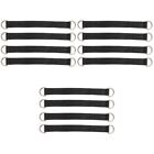  12 Pcs Stainless Steel Fitness Horizontal Bar Strap Exercise Hanging Belts