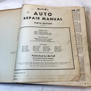 Motor’s Auto Repair Manual 1947 10th Edition - Picture 1 of 19
