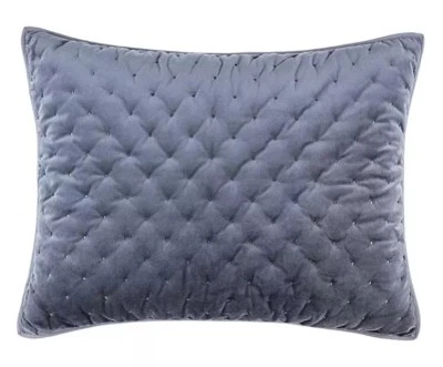 Croscill Carissa King Sham Periwinkle 蓝色 全新 — 第 1/2 张图片