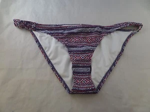 Nuevo con etiquetas parte inferior de bikini Volcom Liberty cobertura completa talla L rueda rojo - Imagen 1 de 5
