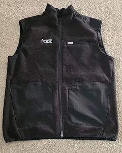 FIGS On Shift Fleece Vest Mens Size L Black Aya HC - Picture 1 of 6
