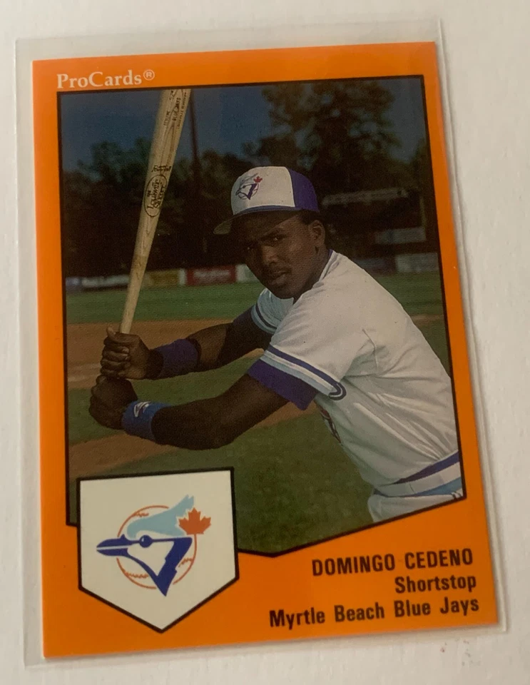 DOMINGO CEDENO 1989 ProCards Minor League Myrtle Beach Blue Jays - Image 1 of 1